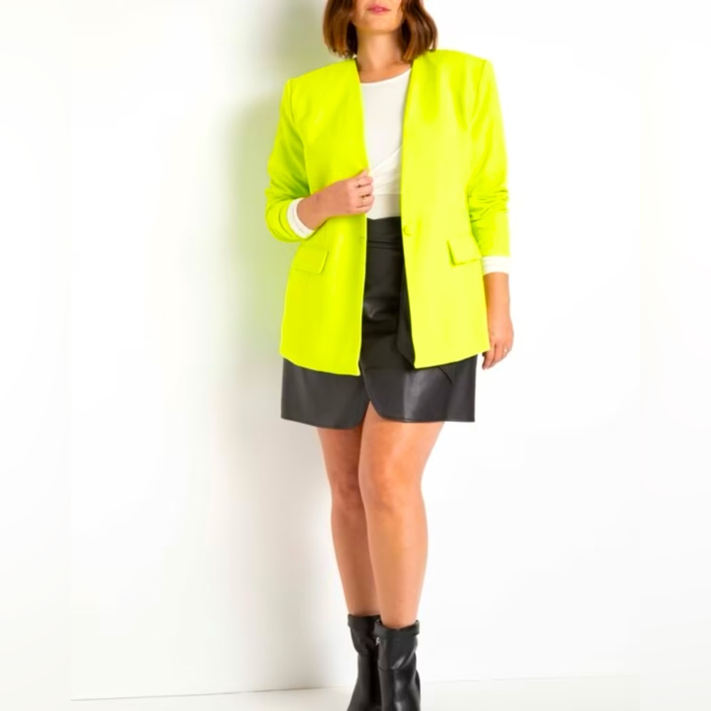 Eloquii Strong Shoulder Blazer NWT